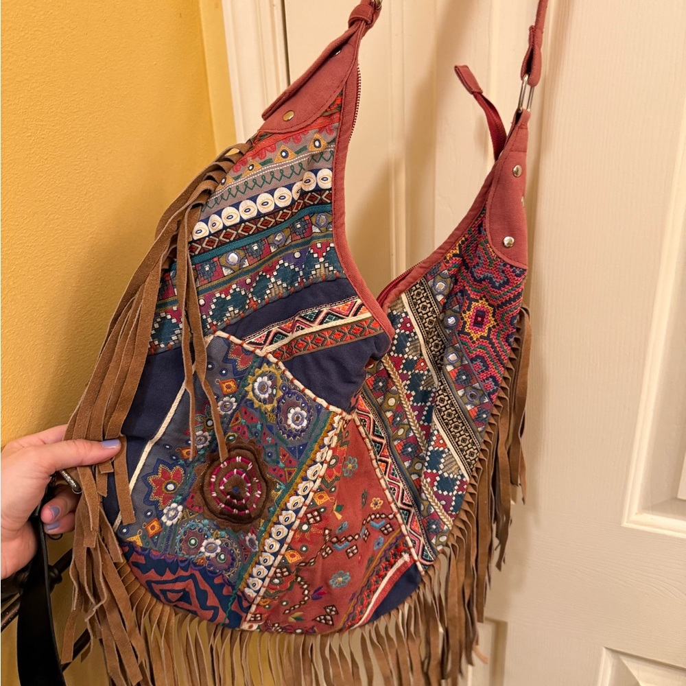 Ecote boho fringe bag